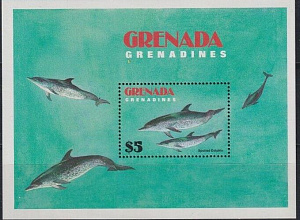 Гренада Гренадины 1983, Киты, блок